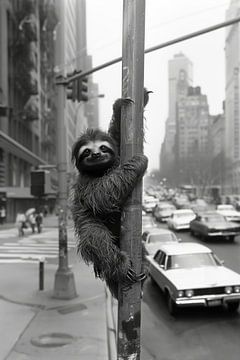 Sloth Urban Jungle by Preet Lambon