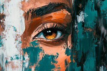 Moment of mindfulness - play of colours by Poster Art Shop