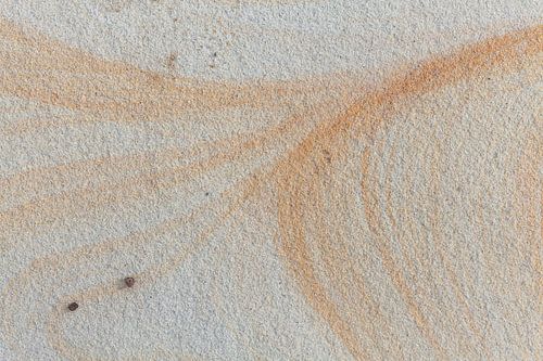 Abstracte textuur van de erosielagen van een Australisch gesteente