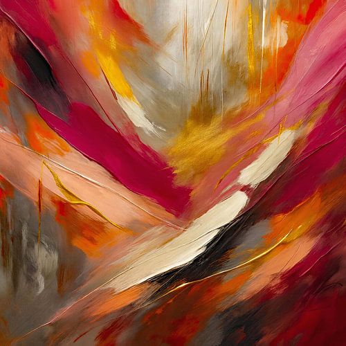 Gouden Elegance in Roze Impressies