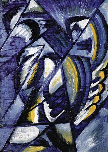 Olga Rozanova - Blue on Tin