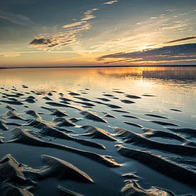 Zonsondergang Ameland van Frans Bouman