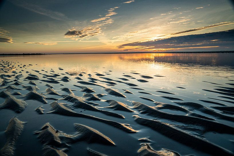Sunset Ameland by Frans Bouman