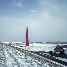 Winter auf dem Zeedijk von Klaas Fidom