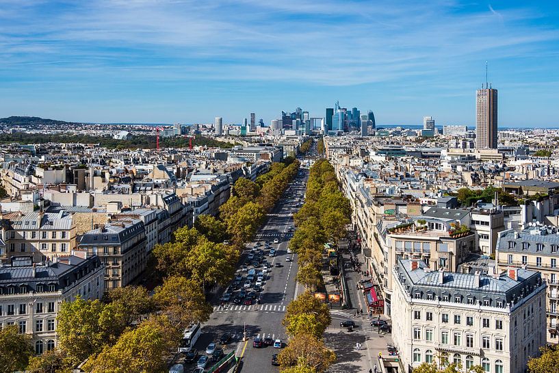 Blick auf die Bürostadt La Defense in Paris, Frankreich par Rico Ködder