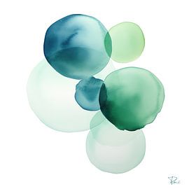 Watercolour circles by Lauri Creates