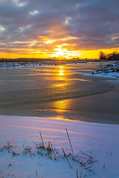 Winter sunset by Esmeralda Fotografie