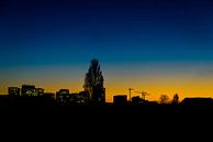 Skyline van de Amsterdamse Zuidas. van Don Fonzarelli thumbnail