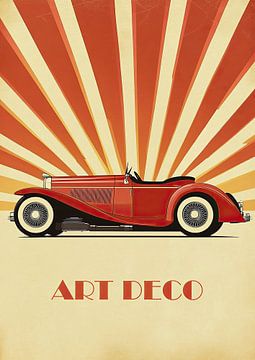 Art Deco auto van Niklas Maximilian