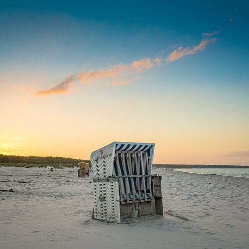 Strandkorb an der Ostsee von Martin Wasilewski