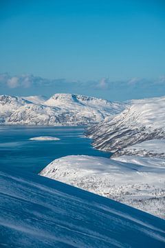 Paysage hivernal autour de Tromso sur Leo Schindzielorz