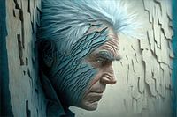 Art numérique : Des gens dans une dystopie