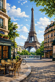 Paris France Cityscape Travel by Vicky Hanggara