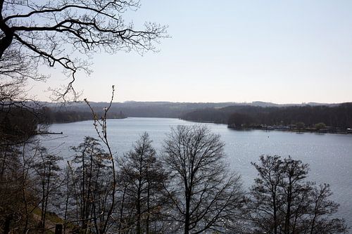 Impressies van het Baldeney-meer in Essen, Duitsland