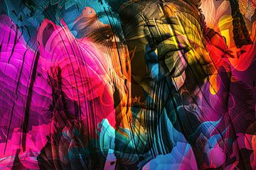 Color Girl van Edwin van Zitteren