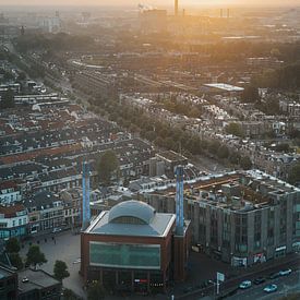 Ulu mosque at sunset by Joep van de Zandt