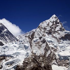 Everest summit by Gerhard Albicker