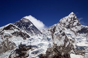 Everest summit by Gerhard Albicker