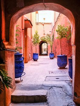 Steegje in Marrakesh, Marokko