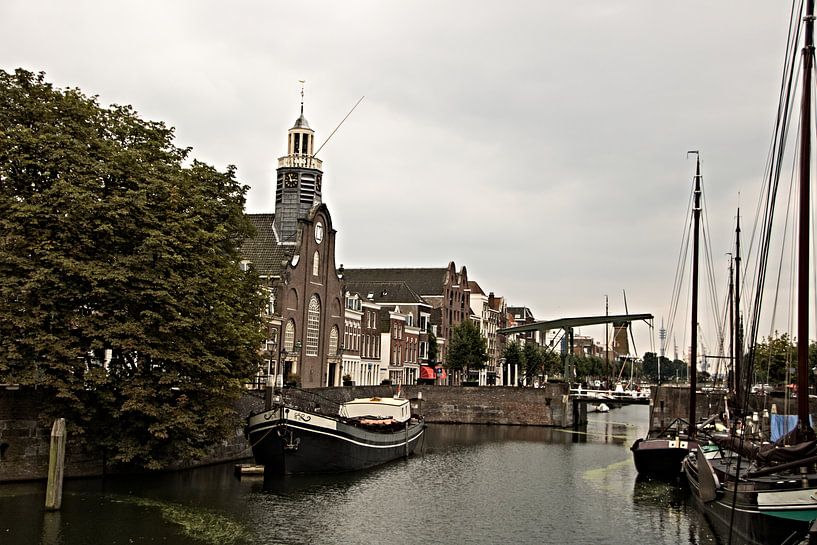 Blick auf Delfshaven von Adriana Zoon