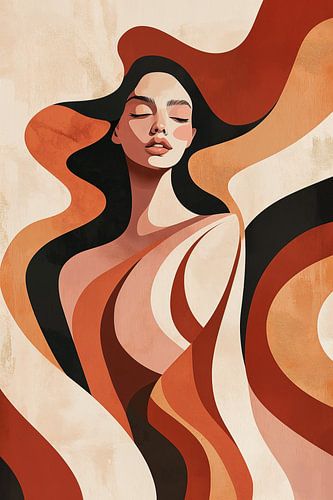 Wellenförmige Anmut iii