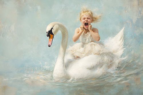 The wild ride on the swan