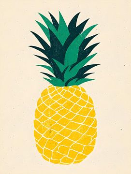 Stylised pineapple by drdigitaldesign