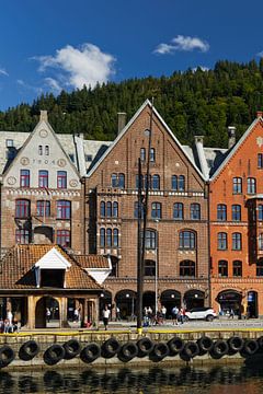 Quartier hanséatique de Bergen sur Anja B. Schäfer