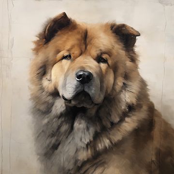 PORTRET VAN EEN HOND 08 van AHAI depARTment