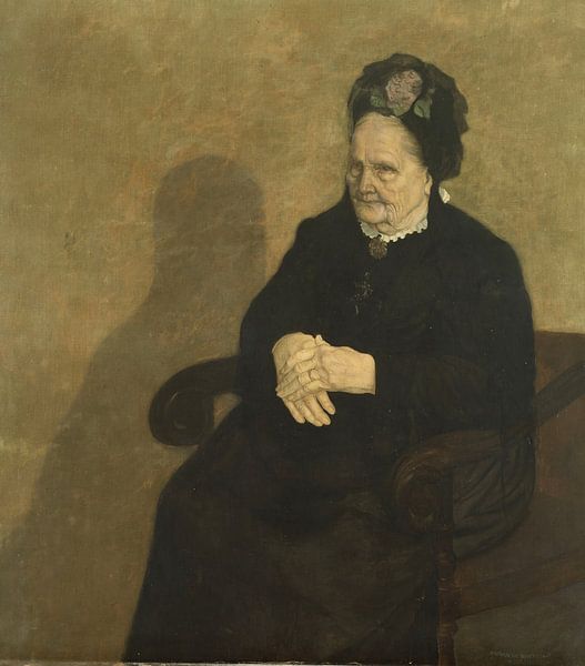 De grootmoeder of portret van Roos Van Wijnendaele, Gustave Van de Woestyne van Meesterlijcke Meesters