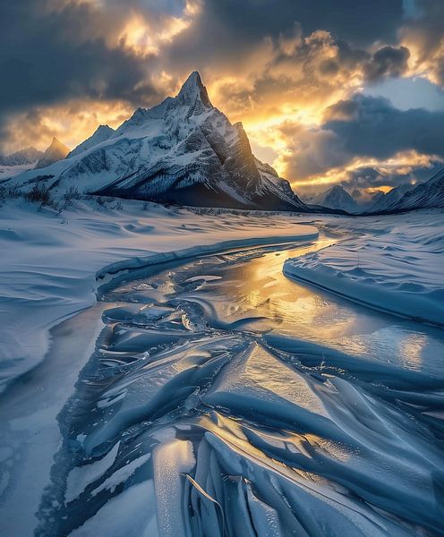 Landschaft im Morgenlicht von fernlichtsicht