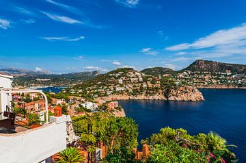 Schöner Blick auf die Küste in Port de Andratx auf Mallorca von Alex Winter