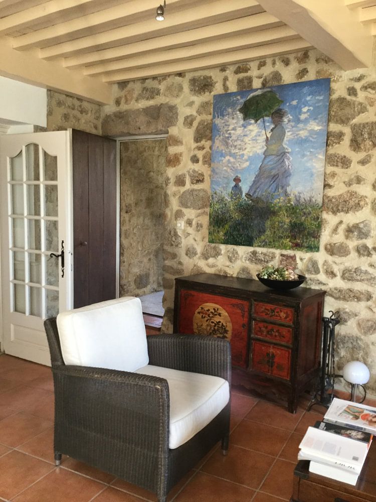 Frau mit einem Sonnenschirm - Madame Monet und ihr Sohn, Claude Monet