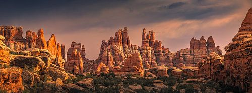 Panorama of Chesler Park, Canyonlands NP, Utah by Henk Meijer Photography