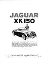 1960 Jaguar XK 150 reclame van Atelier Liesjes thumbnail