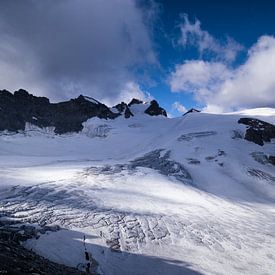 Gletsjer in Nationaal Park des Écrins, Frankrijk van Ralph Rozema
