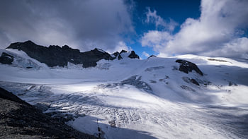 Gletsjer in Nationaal Park des Écrins, Frankrijk