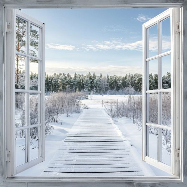 Winter landscape by Poster Art Shop