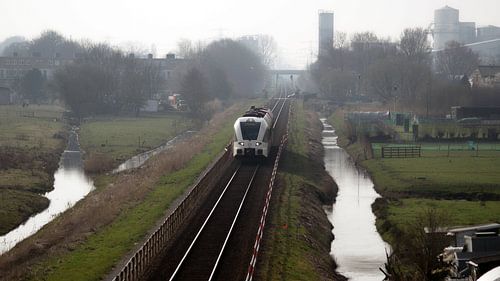 Ancienne voie ferrée Hoogkerk sur Agnes Koning