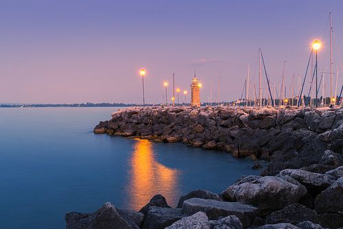 Een avond bij de vuurtoren van Desenzano