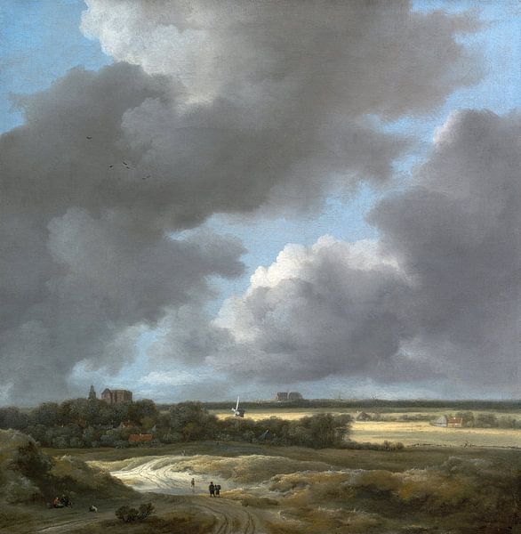 Jacob van Ruisdael - Vue d'Alkmaar par 1000 Schilderijen