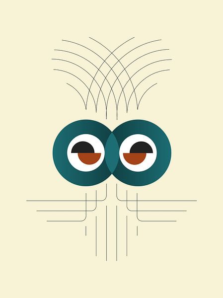 Moustasio - Green eyed (Aux yeux verts) par Studio Kakelversch