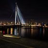 Le pont Erasmus à Rotterdam sur Brian Morgan