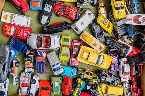 Oude speelgoedauto's