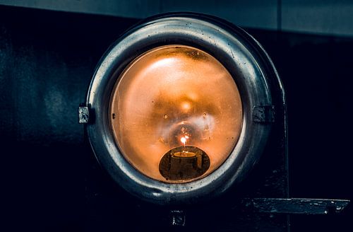 Vintage trein licht von Rico Peters