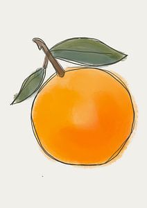 Sinaasappel 1 van Romee Heuitink