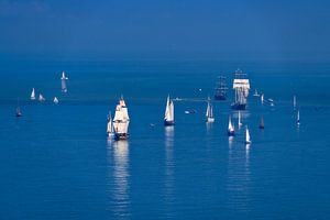 Segelparade Normandie Frankreich