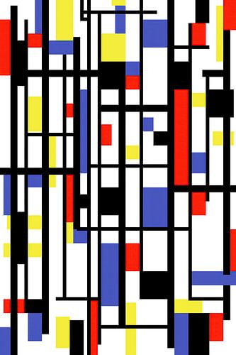 Mondrian style artwork