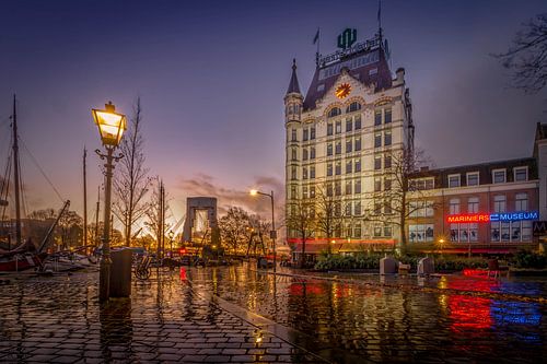 Het Witte huis vlak voor zonsopgang