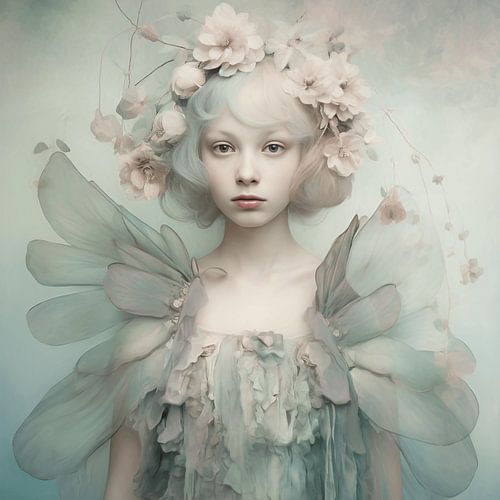 Elf princess in pastel